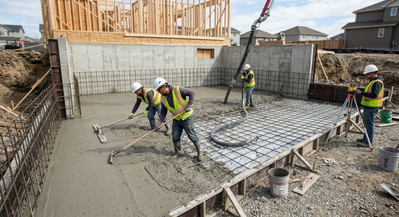 Basement Concrete Installation in Irving, TX
