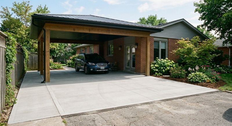 Carport Concrete Installation in Arlington, TX