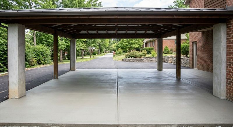 Carport Concrete Installation in Arlington, TX