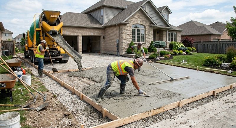 Cement Driveway Installation in Arlington, TX