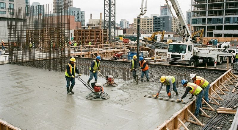 Commercial Slab Construction in Bedford, TX
