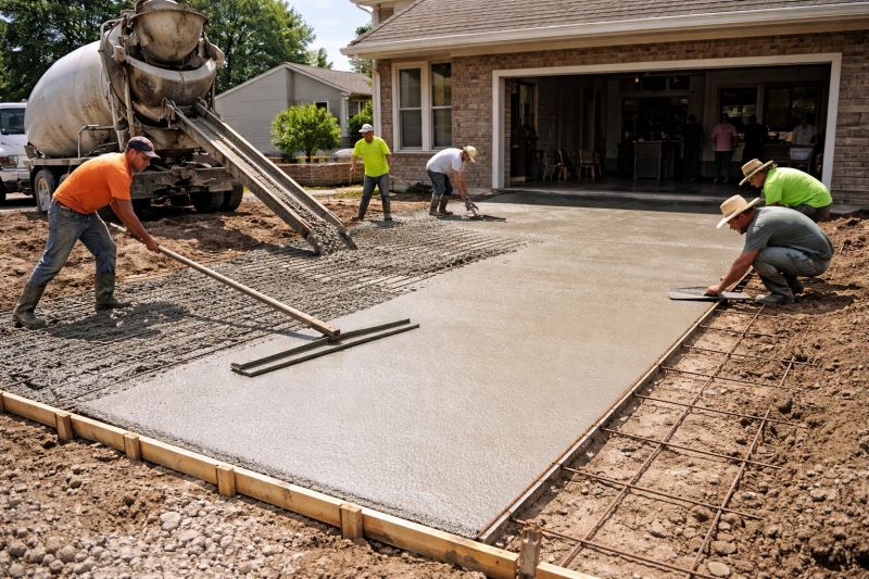 Concrete Driveway Installation in Addison, TX
