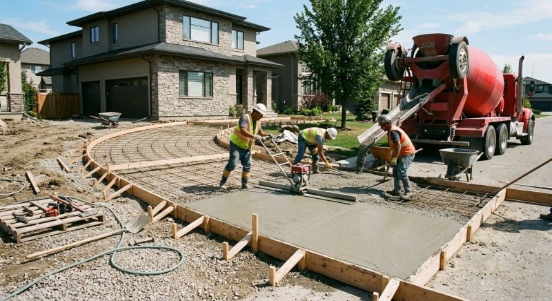 Concrete Driveway Installation in Crowley, TX