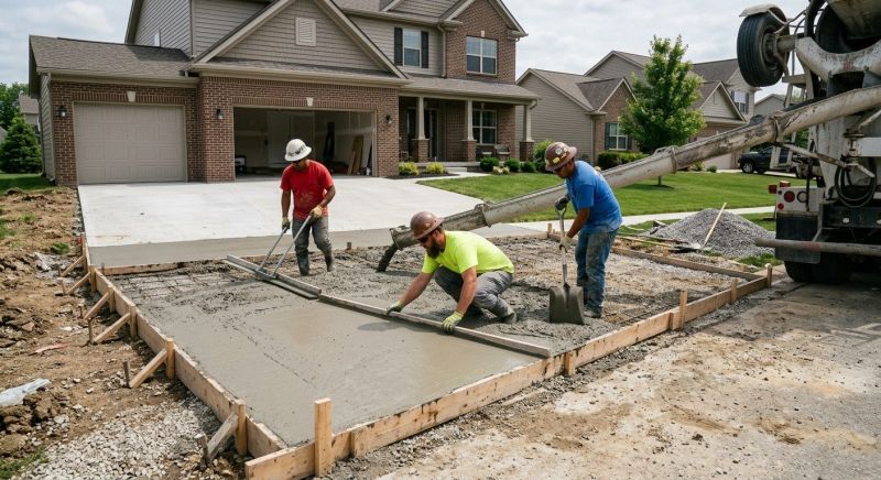 Concrete Driveway Replacement in Grapevine, TX