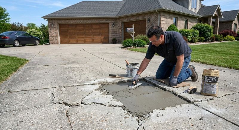 Concrete Driveway Replacement in Arlington, TX