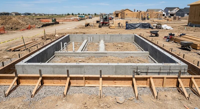 Concrete Foundation Installation in Lewisville, TX