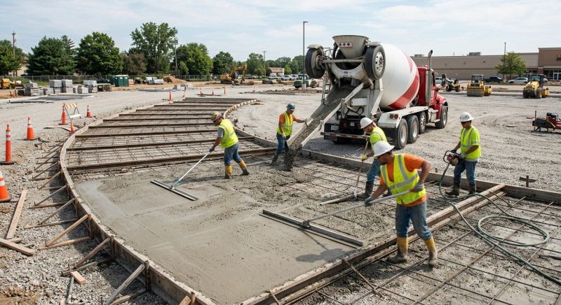 Concrete Parking Lot Paving in Grapevine, TX