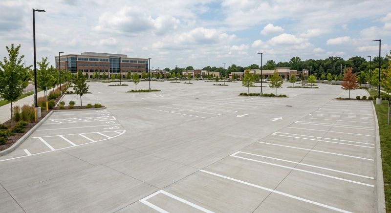 Concrete Parking Lot Paving in Red Oak, TX