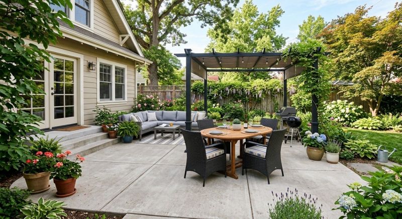 Concrete Patio Installation in Midlothian, TX
