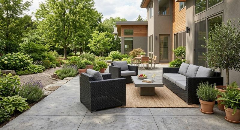 Concrete Patio Renovation in Arlington, TX