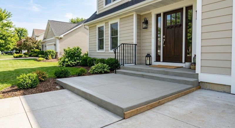 Concrete Porch Installation in Euless, TX