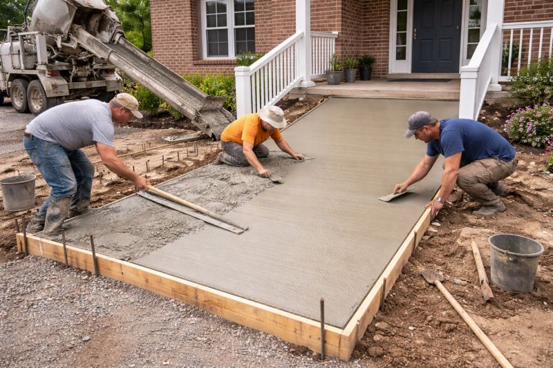 Concrete Ramp Installation in Coppell, TX