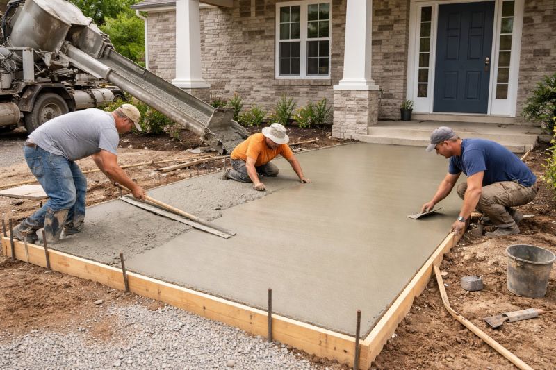 Concrete Ramp Installation in Crowley, TX