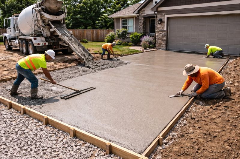 Concrete Road Installation in Arlington, TX