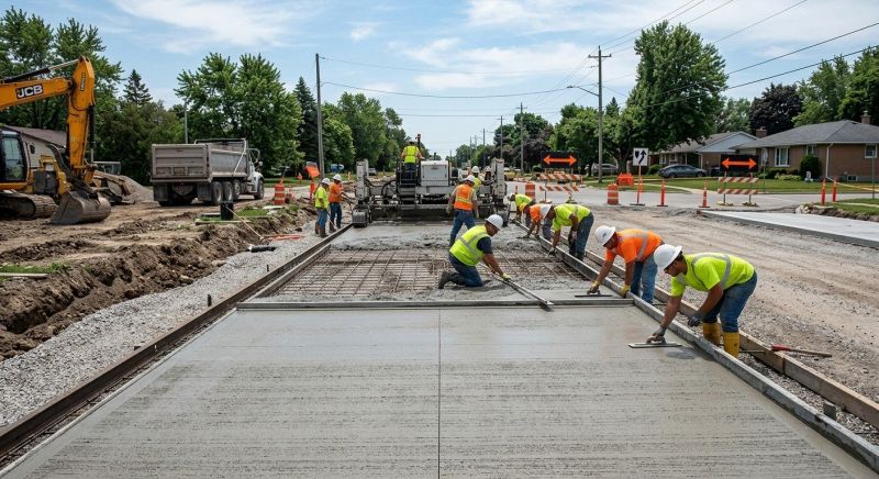 Concrete Road Paving in Arlington, TX