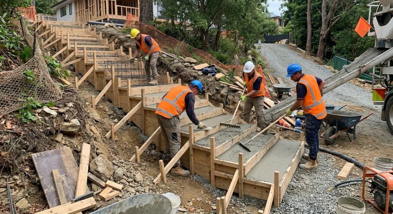 Concrete Stairs Installation in Grapevine, TX