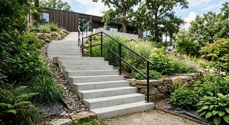 Concrete Stairs Installation in Haltom City, TX