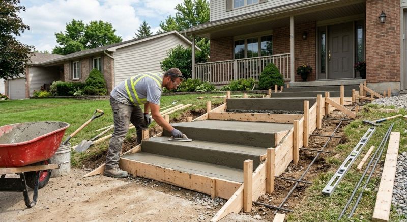Concrete Steps Replacement in Alvarado, TX