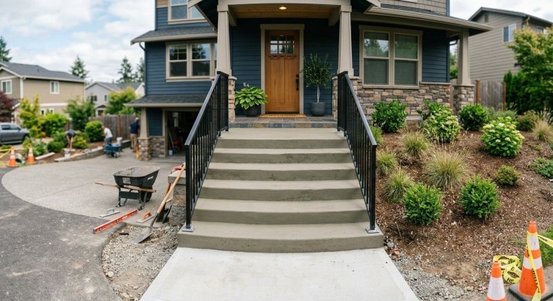 Concrete Steps Replacement in Grapevine, TX