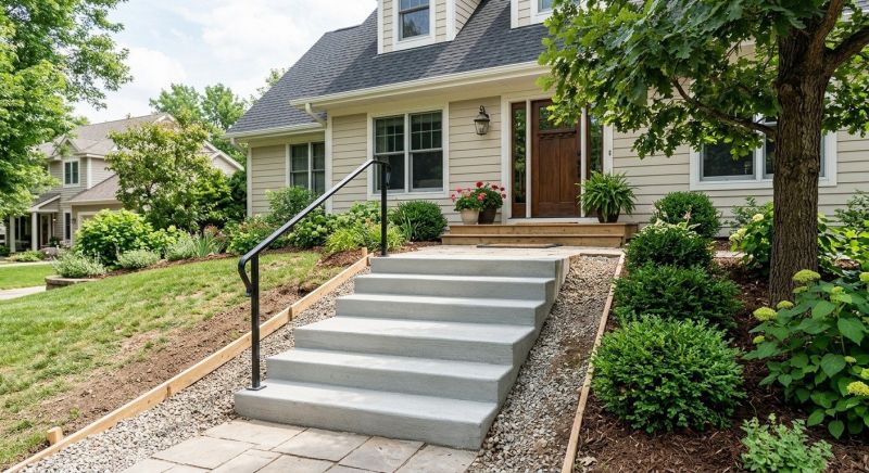 Concrete Steps Replacement in Haltom City, TX