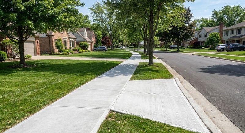 Concrete Walkway Installation in Colleyville, TX