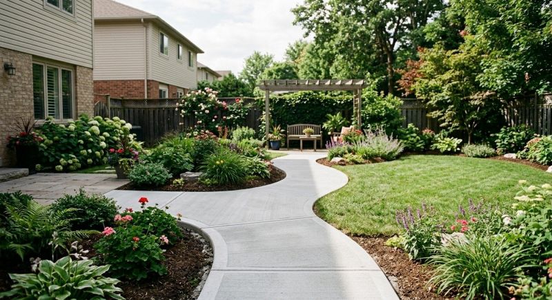 Concrete Walkway Installation in Denton County, TX