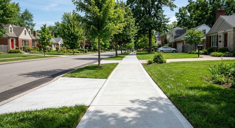Concrete Walkway Installation in Midlothian, TX
