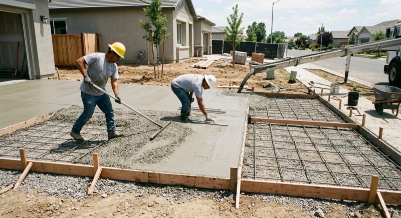 Driveway Slab Installation in Addison, TX