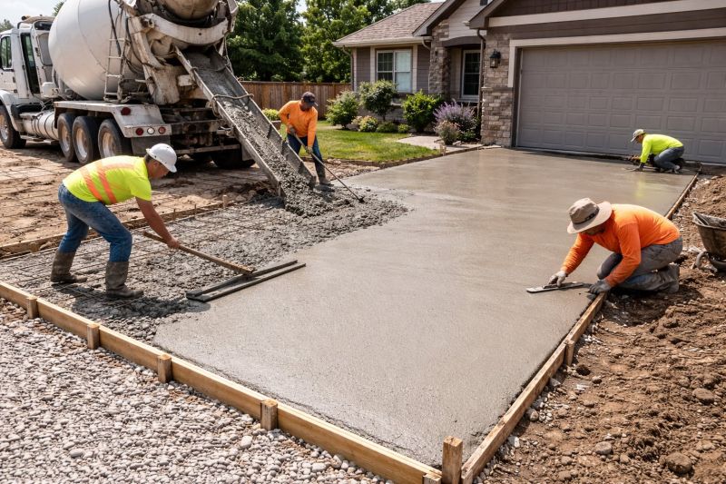 Driveway Slab Installation in Euless, TX
