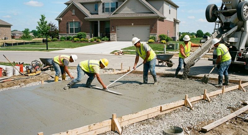 Driveway Slab Installation in Venus, TX