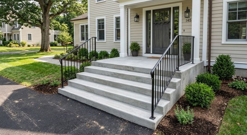 Entryway Stairs Installation in Arlington, TX
