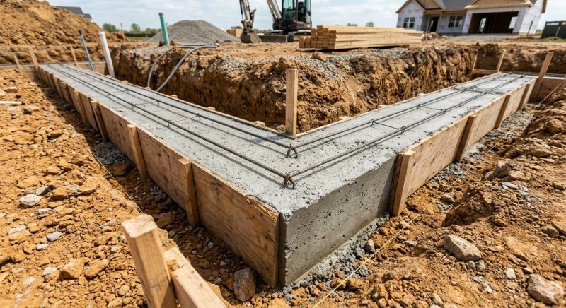 Foundation Footer Installation in Arlington, TX