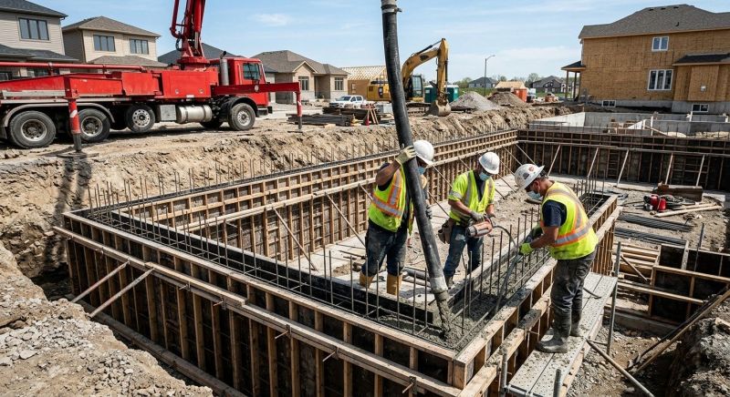 Foundation Pouring in Arlington, TX