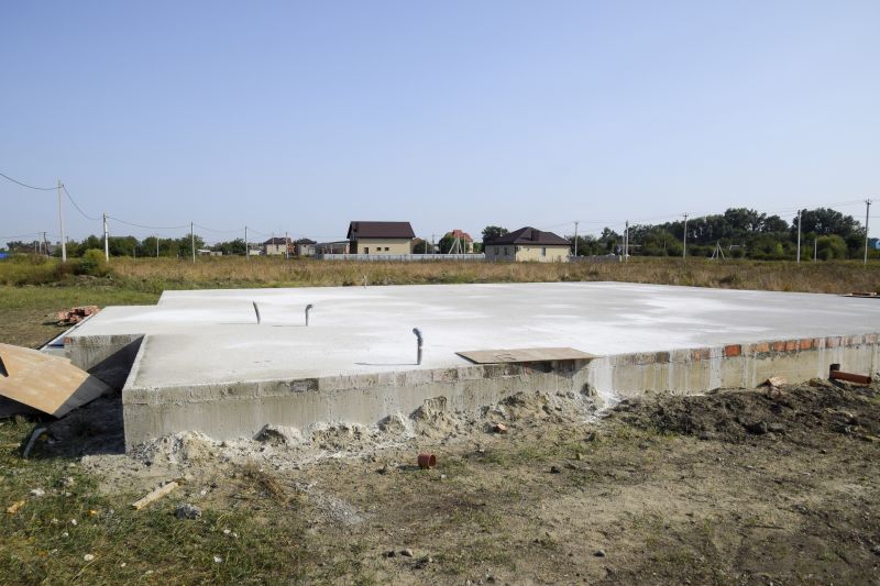 Foundation Slab Construction in Arlington, TX
