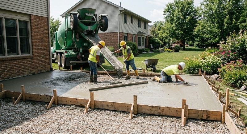 Patio Pouring Service in Arlington, TX