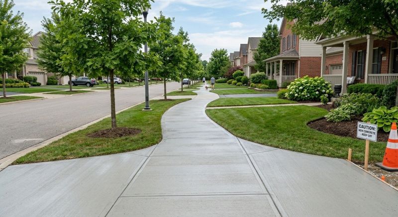 Sidewalk Construction in Alvarado, TX