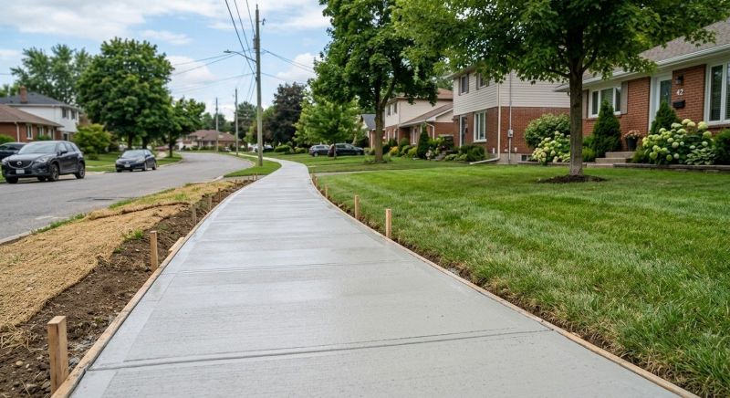 Sidewalk Construction in Coppell, TX