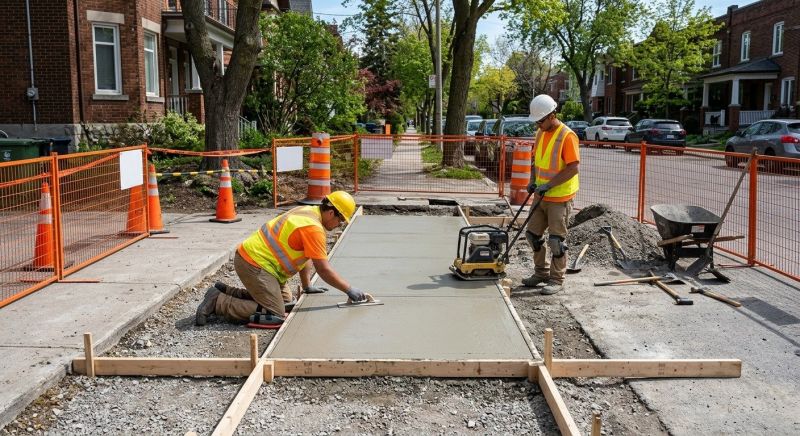 Sidewalk Construction in Euless, TX