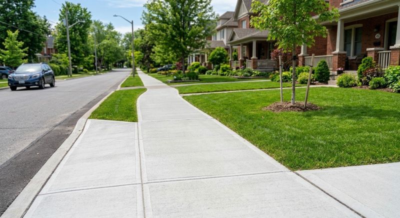 Sidewalk Construction in Lewisville, TX
