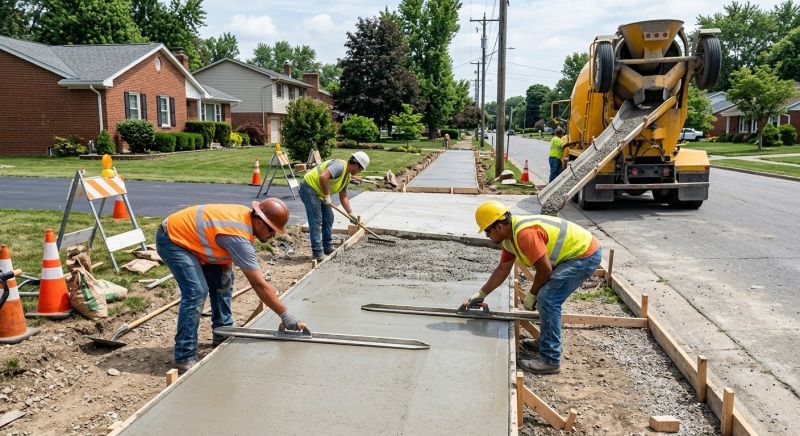 Walkway Pouring in Arlington, TX